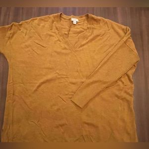 JJill oversized gold sweater size medium